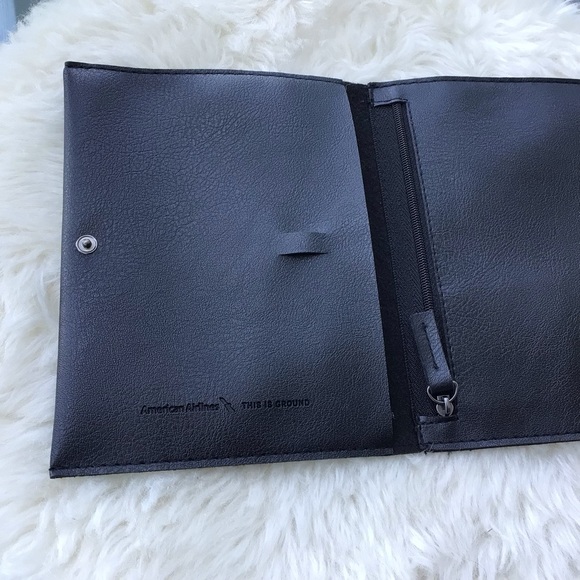This is Ground All Leather Bi-fold Travel Passport Documents Pouch - Picture 6 of 9